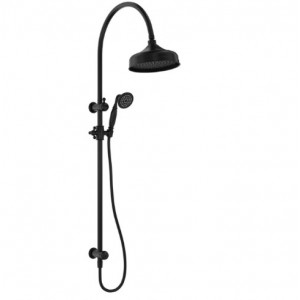 Lillian Twin Shower Matte Black